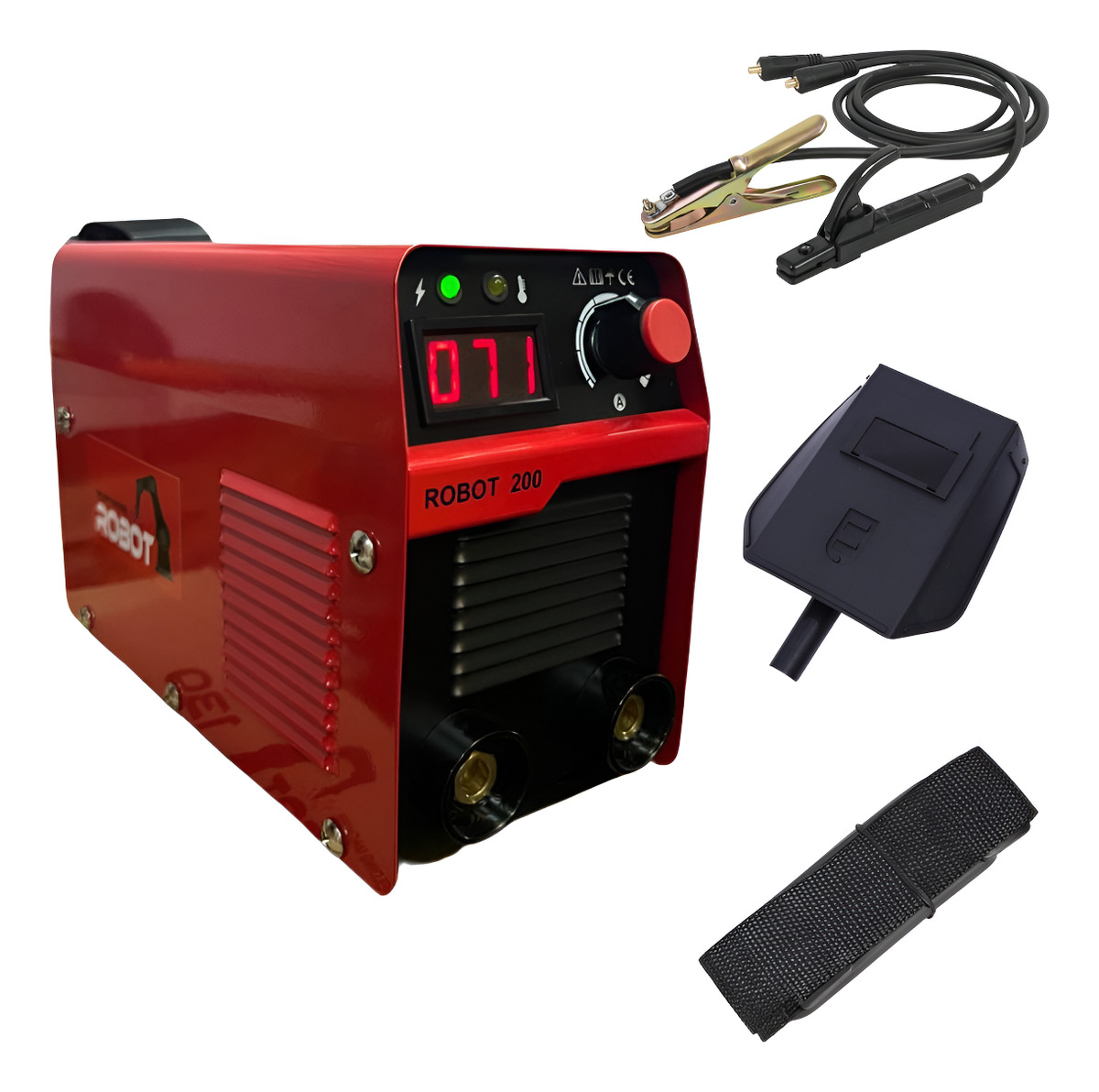 Soldadora Inverter Robot 200a Display Digital + Máscara