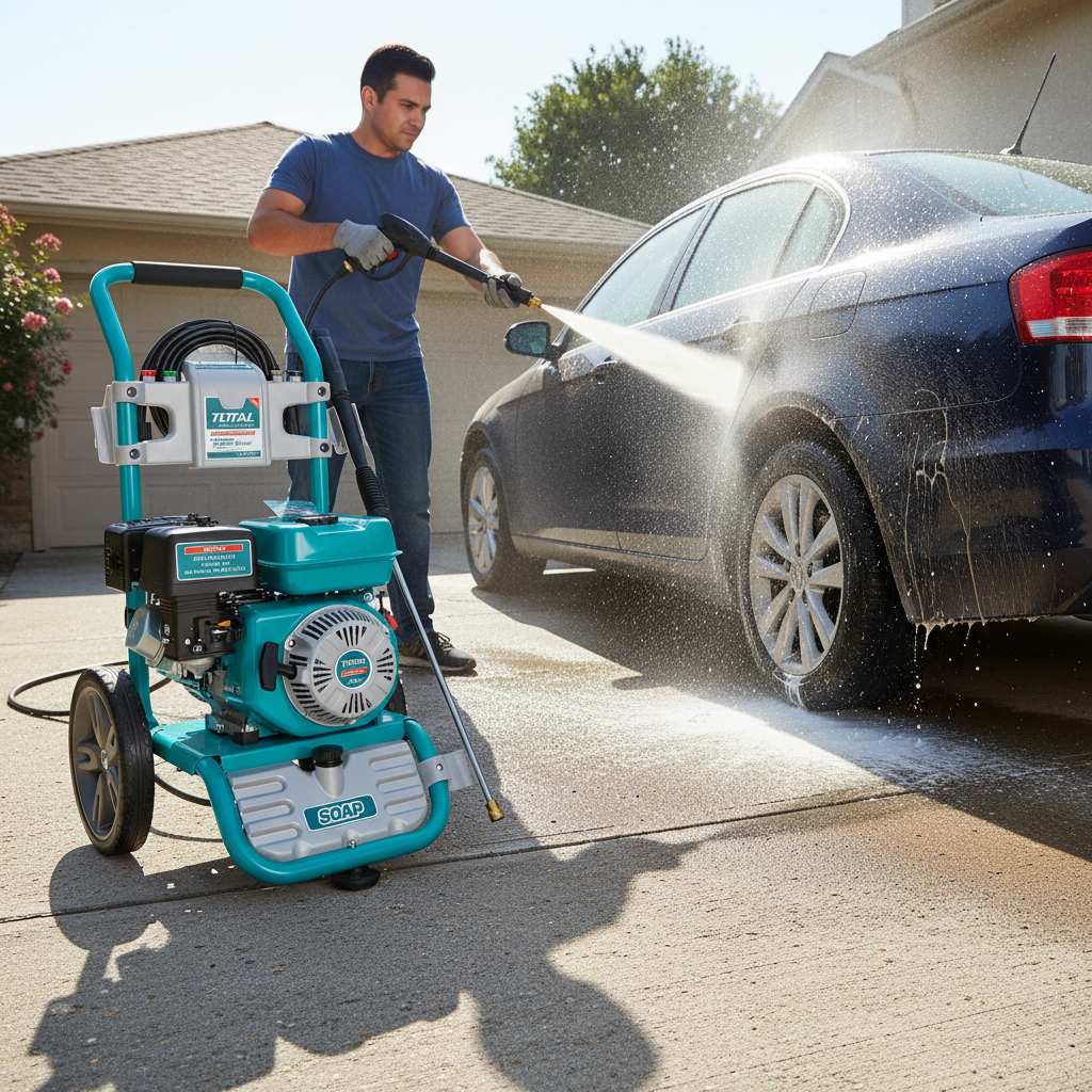 Hidrolavadora A Nafta 6hp Total Tgt250105