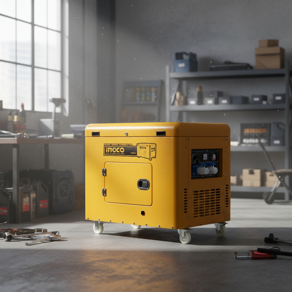 Generador 8.0 Kw Diesel Silencioso 8kw 13hp Ingco Gse80001 - Imagen 2