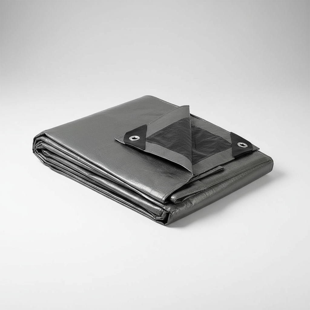 Lona Reforzada Con Protección Uv Gris 6x5 Metros Jadever - Imagen 6