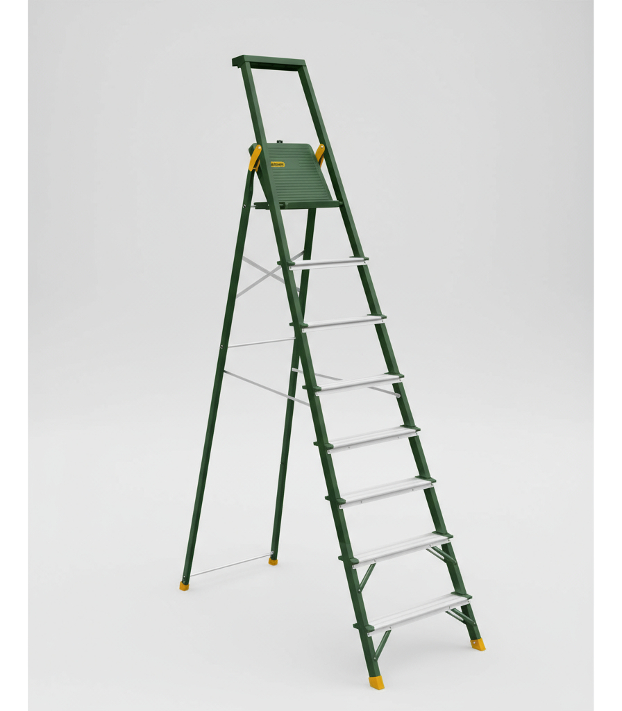 Escalera Aluminio 2.40met 8 Esc 150kg Jadever - Imagen 5