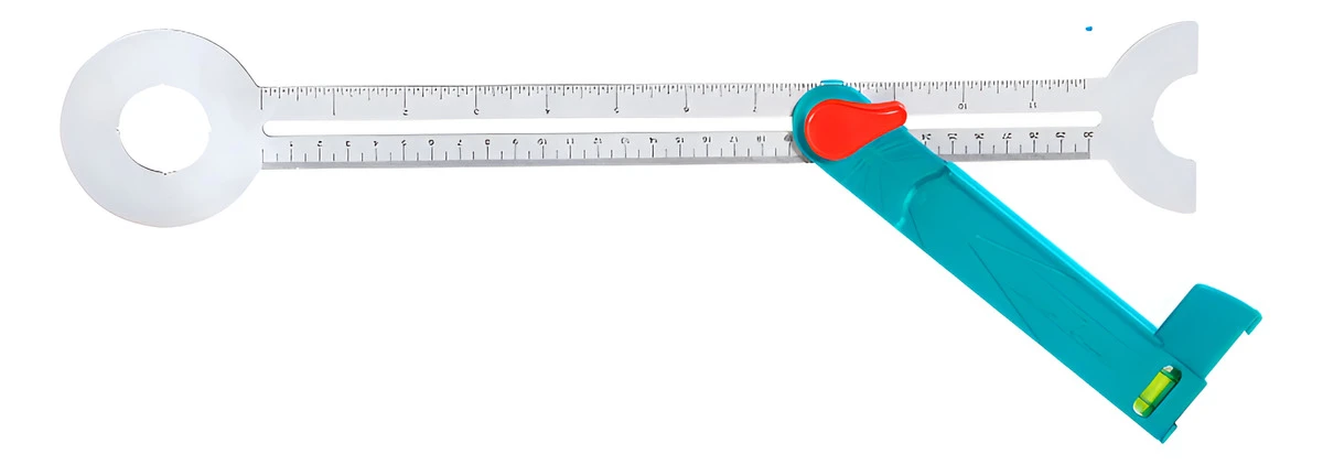 Regla Falsa Escuadra Con Nivel 11 Tahs3011