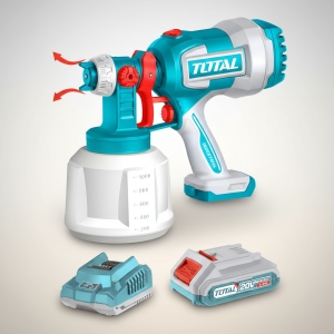 Pistola Pintar Inalambrica 20v Total 800ml Con Bateria Carg