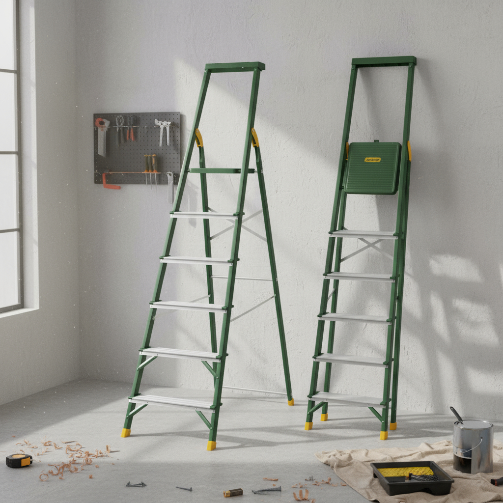 Escalera Aluminio 6 Escalones Jadever Jdld1h06 - Imagen 3