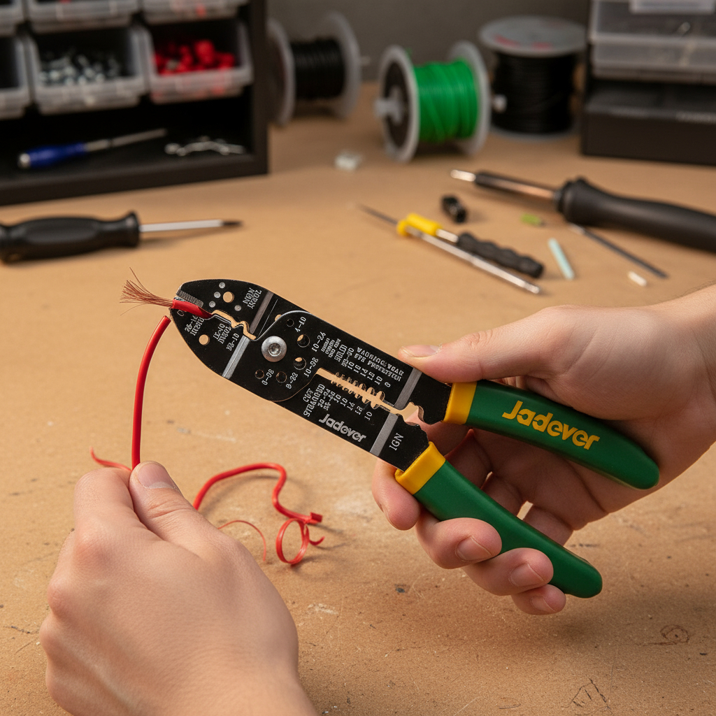 Pinza Pela Cables 215mm Jadever Jdpl5685 - Imagen 2