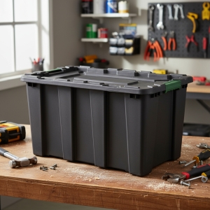 Contenedor / Caja Plastico Apilable 55l Jadever Jdtb3355