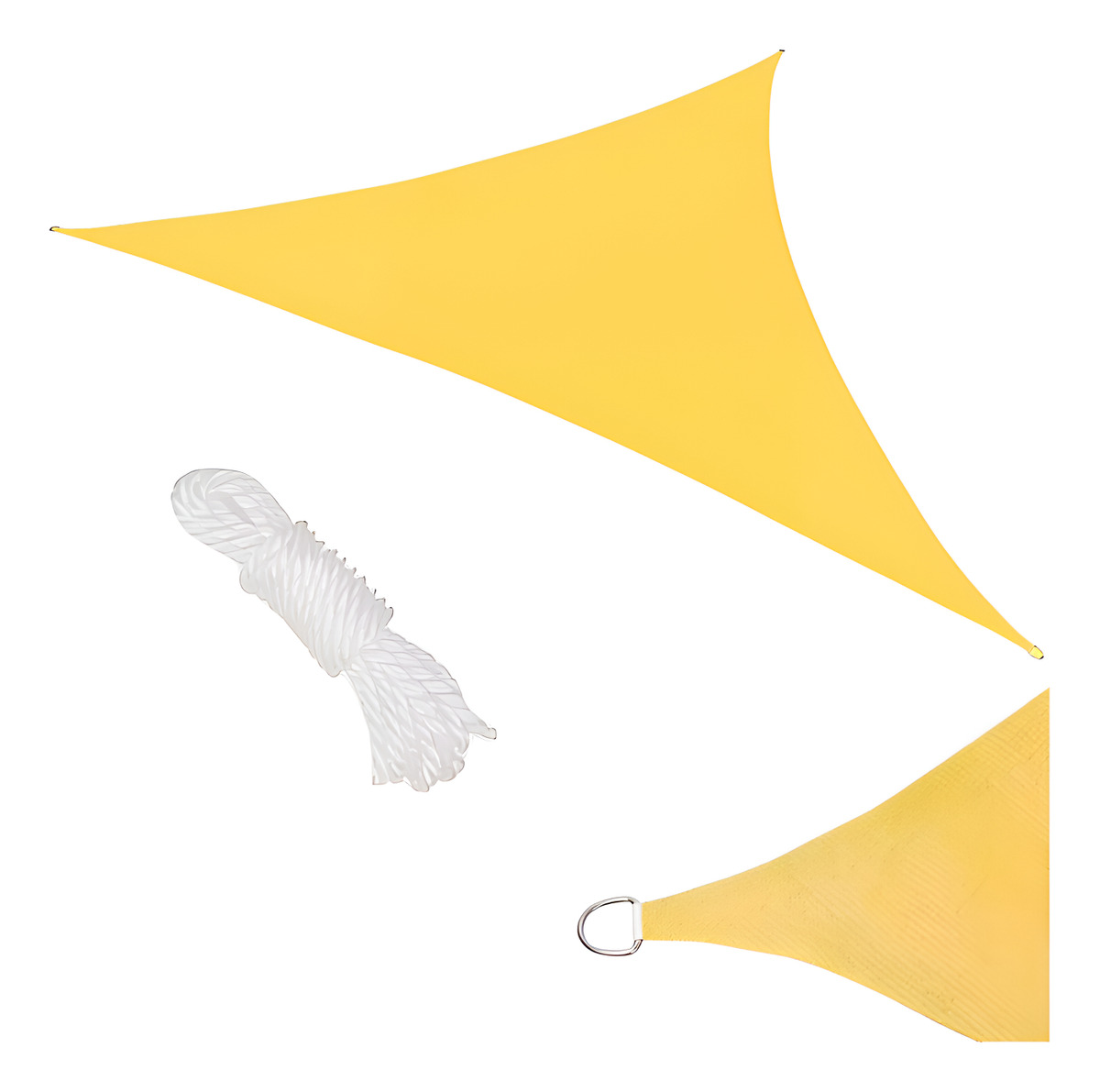 Malla Sombra Vela Toldo 3 X 3mts Jardin Elsue Triangular