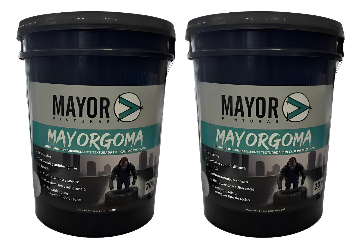Membrana Impermeabilizante Mayorgoma 20+20 Caucho Neumaticos