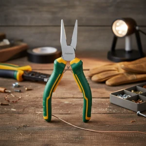 Mini Pinza Punta Larga 4.5 Pulgadas Plana Jadever Jdpl0958