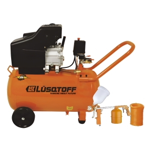 Compresor De Aire Eléctrico Portátil 50l Lüsqtoff Lc-2550bk