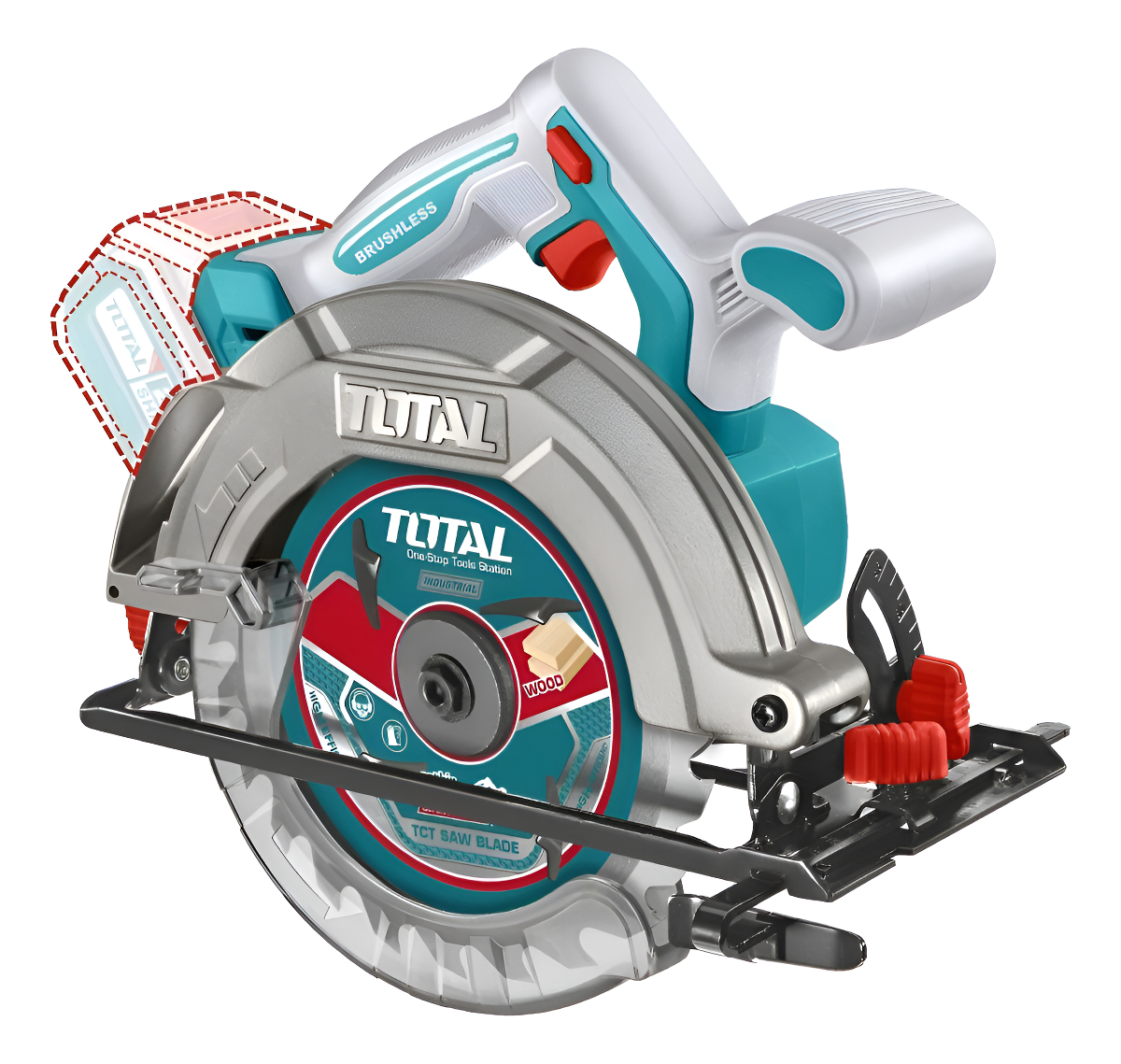 Sierra Circular 20v 1/4 Pulgadas Total Tsli1851