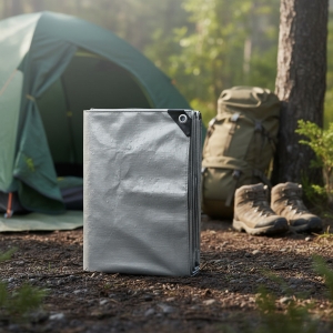 Lona Reforzada Con Protección Uv Gris 8x6 Metros Jadever