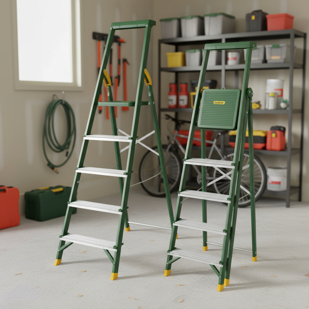 Escalera Aluminio 1.50met 5 Esc 150kg Jadever - Imagen 4