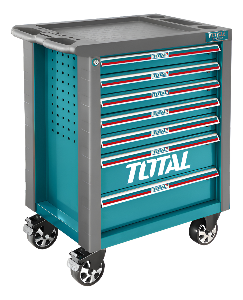 Gabinete Carro Taller Metal P Herramientas 7 Estantes Total