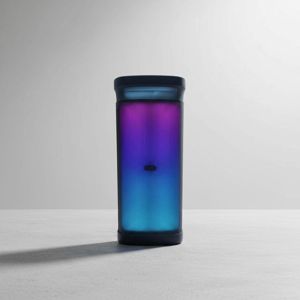 Parlante Bluetooth Usb Fm Rgb Ligth Bateria Litio Partybox - Imagen 2