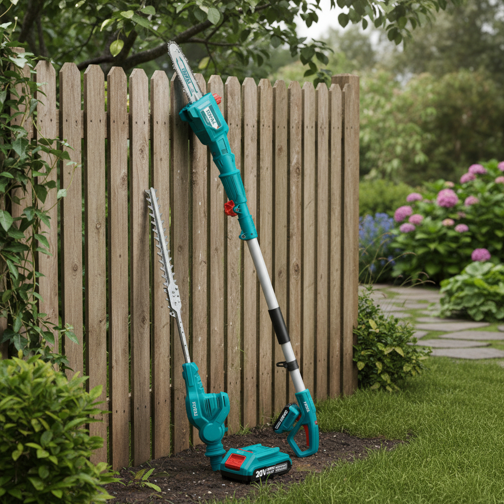 Cortacercos 20v + Motosierra De Altura 20v Tpts201681 - Imagen 6