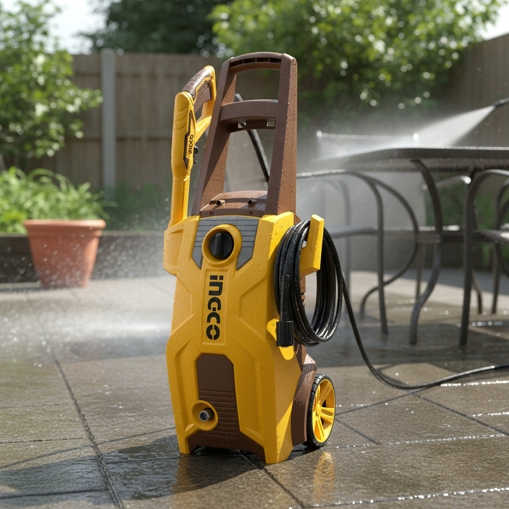 Hidrolavadora Electrica Ingco Hpwr20018 160 Bar 200w 6 L/m C