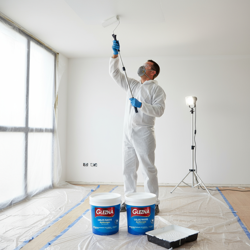 Pintura Glezna Cielos Rasos 18+18l Antihongos Latex Promo!! - Imagen 5