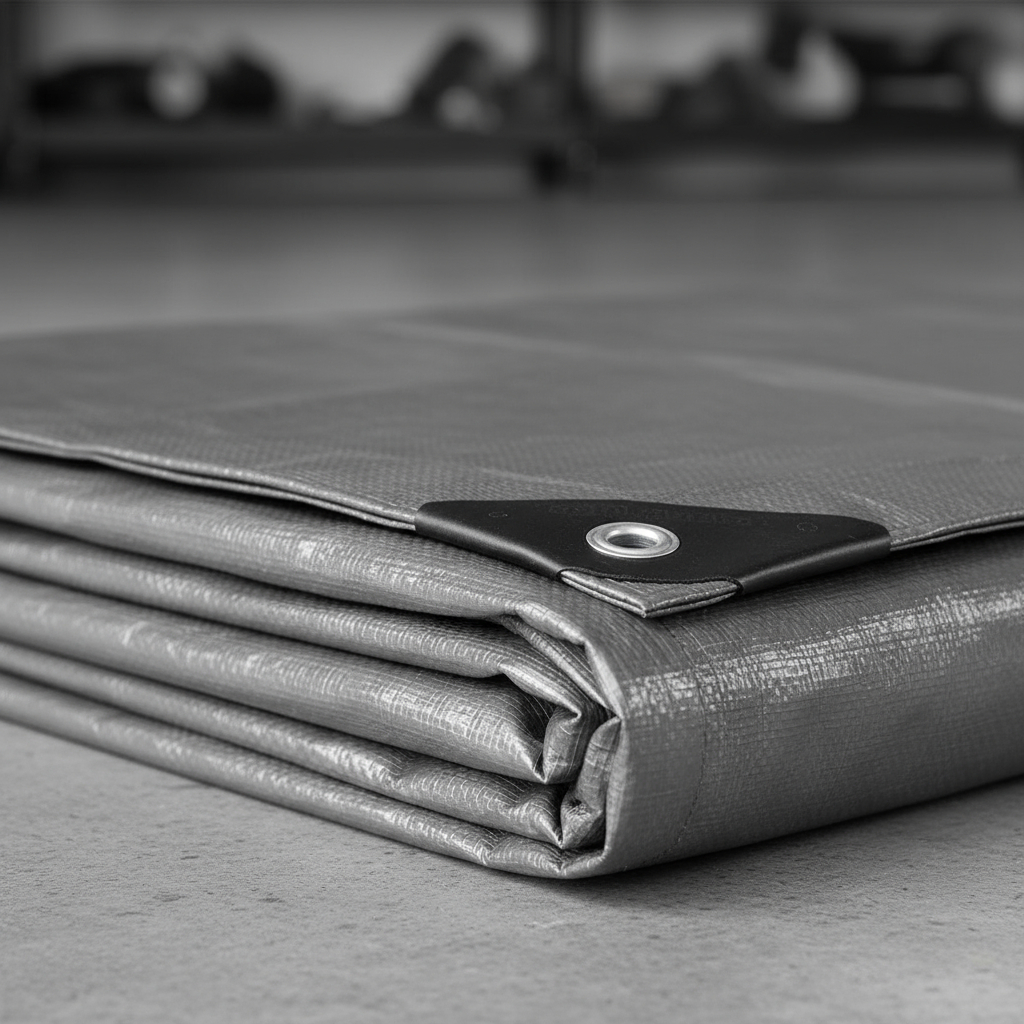 Lona Reforzada Con Protección Uv Gris 6x5 Metros Jadever - Imagen 7