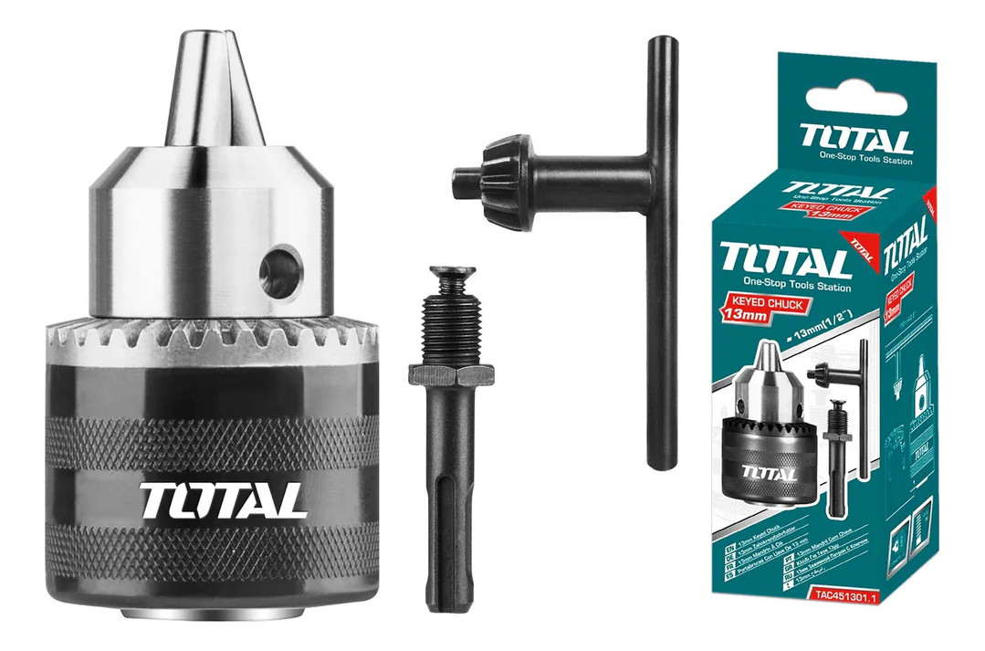 Mandril De 13mm Total - Con Adapt. Sds Y Llave Total - Imagen 3