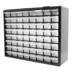 Organizador 64 Gabetas Para Colgar O Apilables Truper