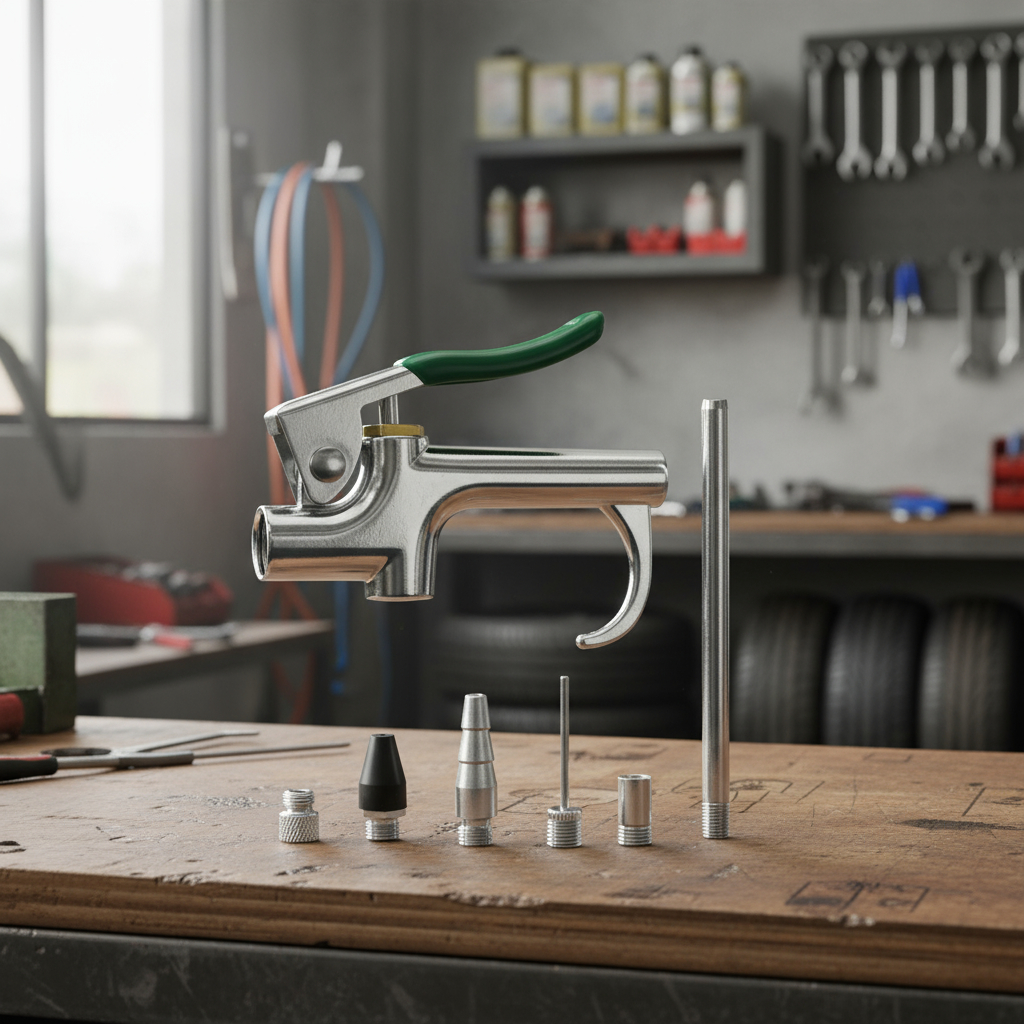 Pistola 7 Piezas De Pistola Neumatica Jadever Jdqp9410