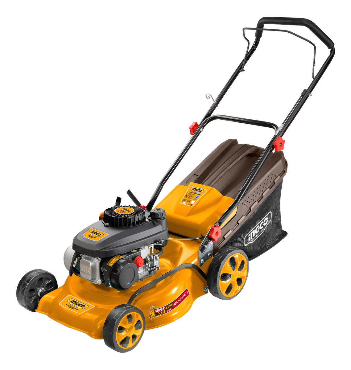 Cortadora Cesped A Nafta 4hp 141cc Ingco Glm141181 460mm