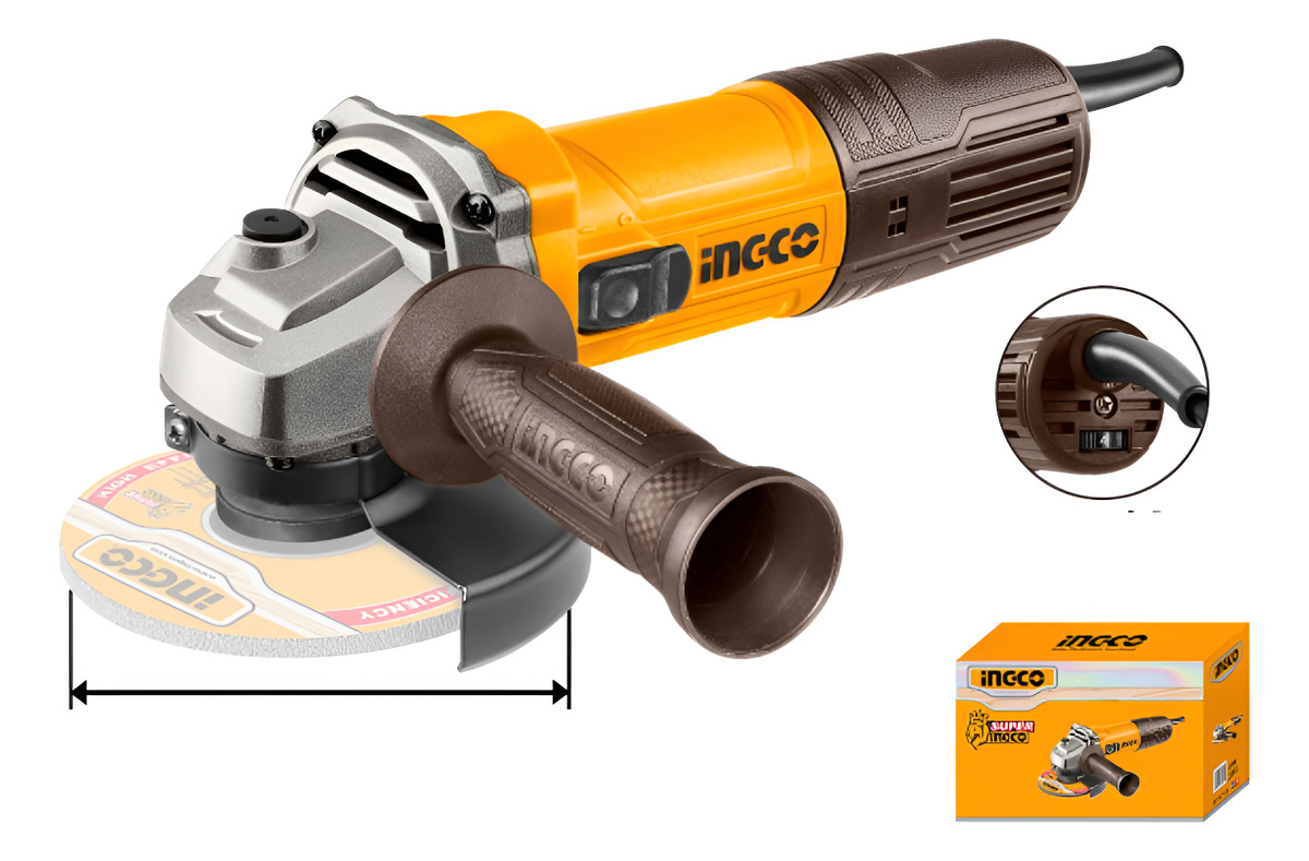 Amoladora Ingco 900w Velocidad Variable Ag900285
