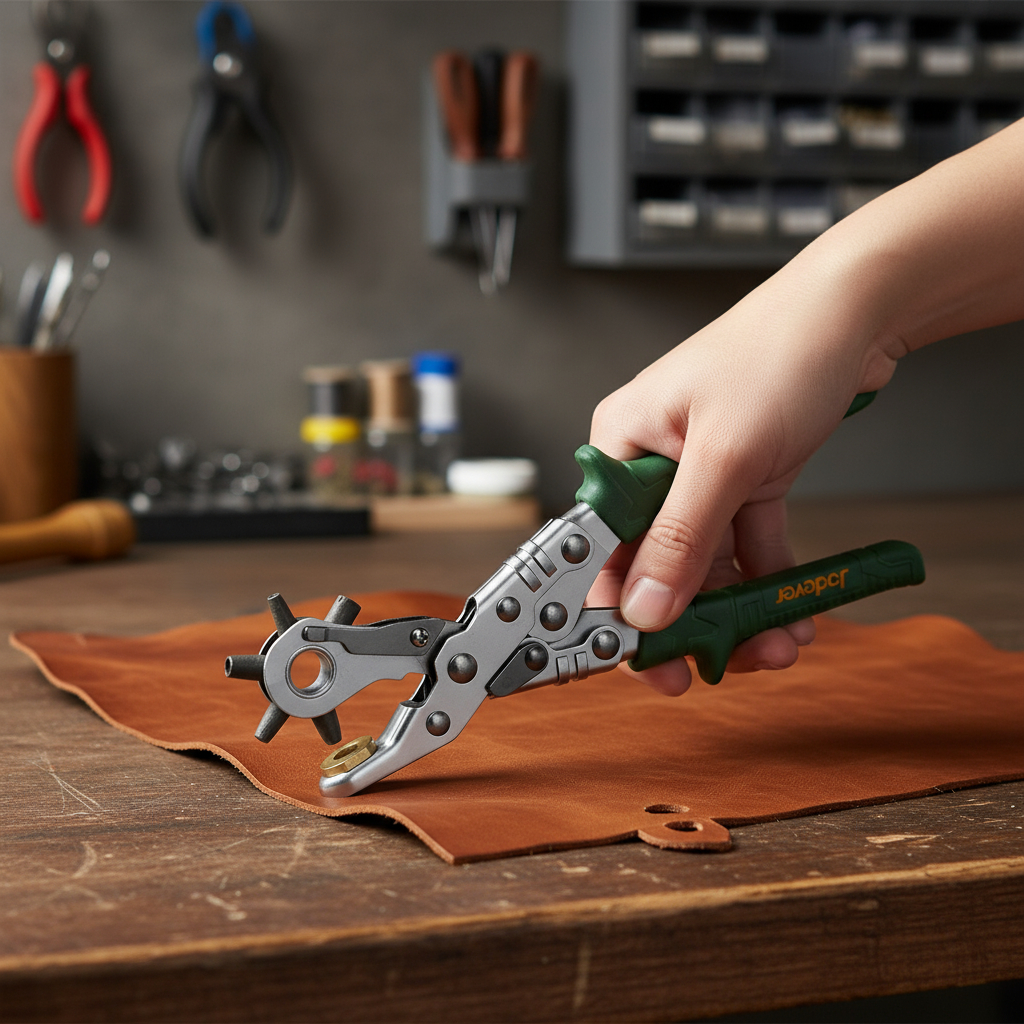 Pinza Ojalillo Sacabocado Jadever Jdlh1801 - Imagen 3