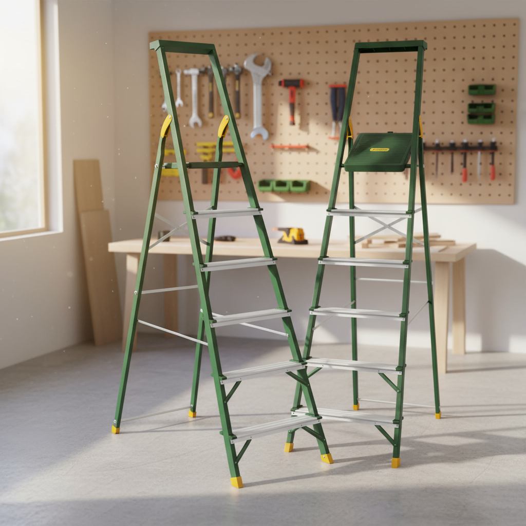 Escalera Aluminio 6 Escalones Jadever Jdld1h06