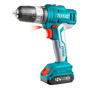 Atornillador Percutor Total 12v 2 Baterias + Bols Tidli1222