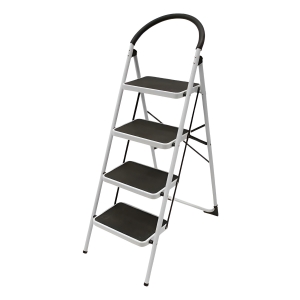 Escalera Metal Familiar Plegable Tijera 4esc 1.2m Hasta 150k