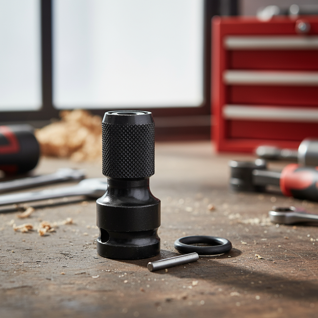 Mandril Adaptador Llave De Impacto 1/2 A 1/4 Hembra Jadever - Imagen 4