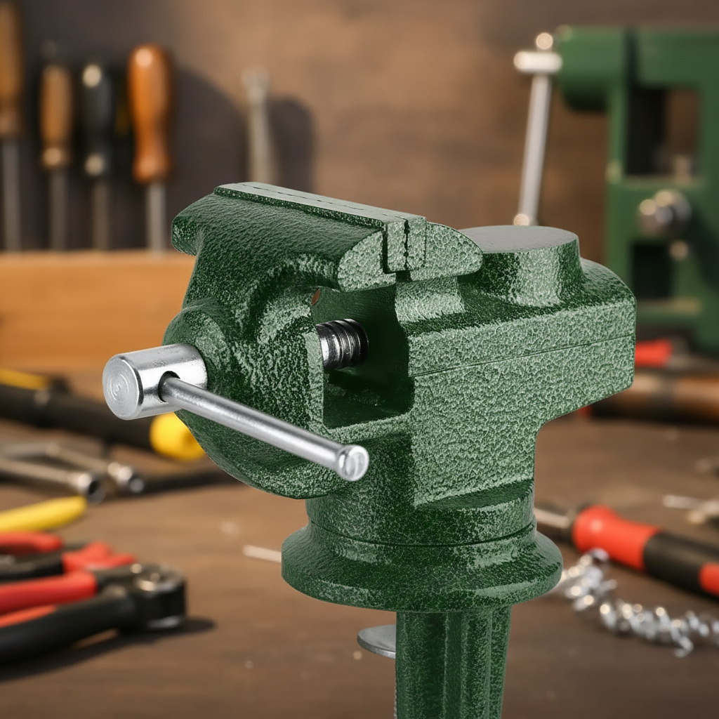 Morsa De Banco 50mm Base Giratoria Jadever Jdbv1a02 - Imagen 3