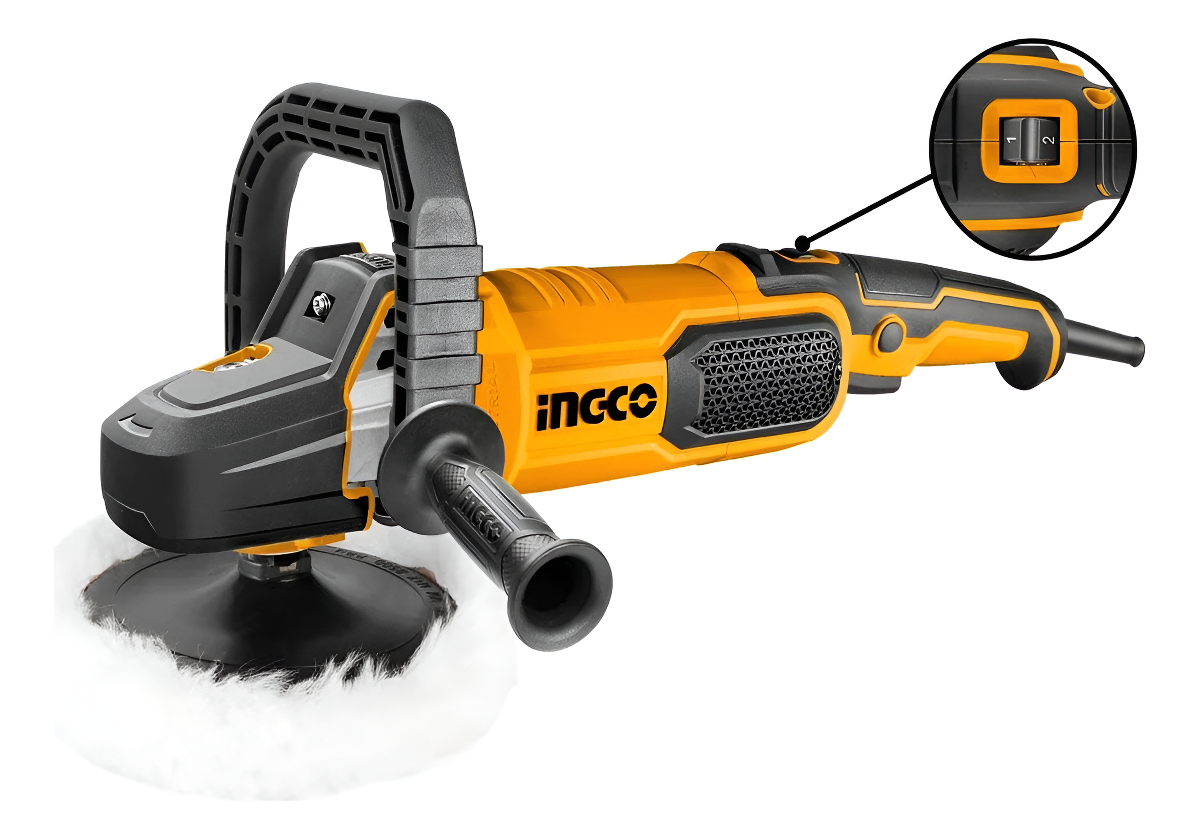 Lustradora Pulidora 7 1400w Con Velocidad Variable Ingco