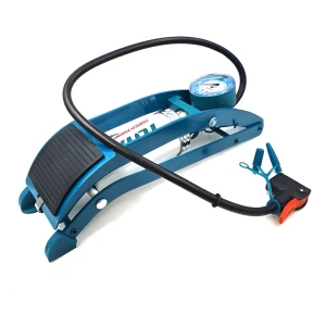 Inflador De Pie Con Pedal Y Manómetro Total Tmpp5511 120 Psi
