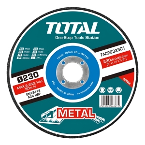 Disco Desbaste Metal 9´´ 230mm X 6 Mm Total Tac2232301