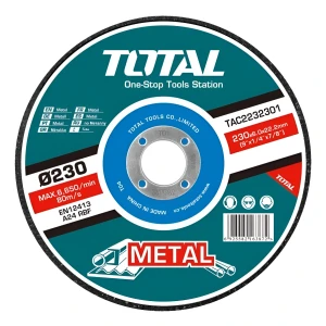 Disco Desbaste Metal 9´´ 230mm X 6 Mm Total Tac2232301
