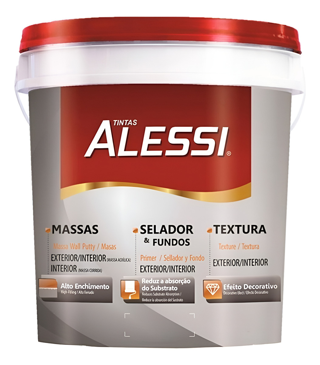 Sellador Pigmentado Interior Exterior 18l Alessi Blanco - Imagen 5