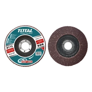 Pack X10 Discos Flap Acero Madera P40 Total Tac631151