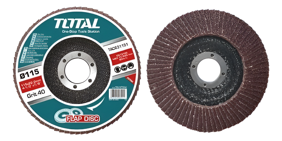 Pack X10 Discos Flap Acero Madera P40 Total Tac631151