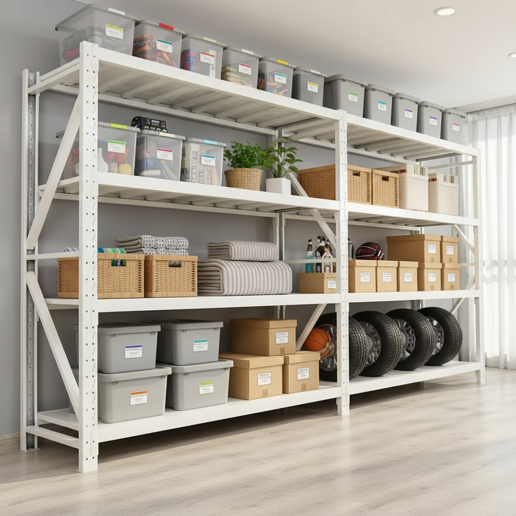 Estantería Metálica Rack Encastre Doble Acople 4x2x0.6 2400k - Imagen 2