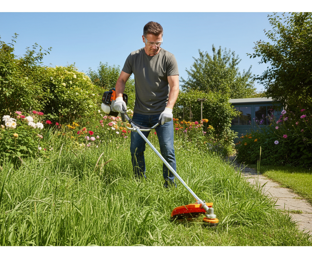 Desmalezadora Bordeadora A Nafta 52cc Lüsqtoff Profesional - Imagen 2