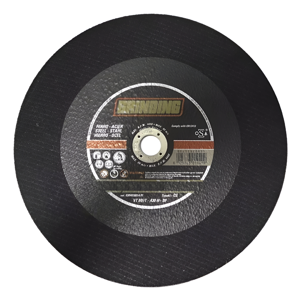 Disco Corte Sensitiva 16 Pulgadas 400 X 3,2 X 25,4mm Grindin