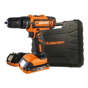 Taladro Percutor Atornillador 18v De 10mm Lüsqtoff C/bat