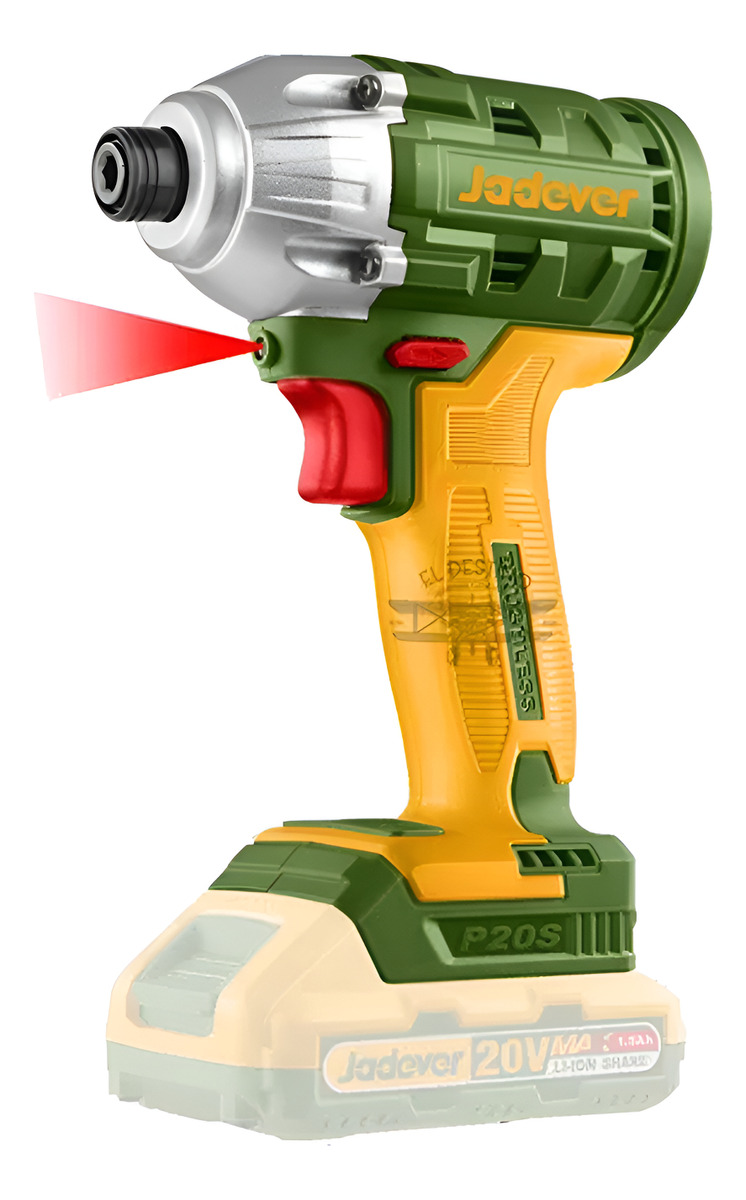 Atornillador De Impacto 20v 170nm +2 Baterías Y Carg Jadever - Imagen 6