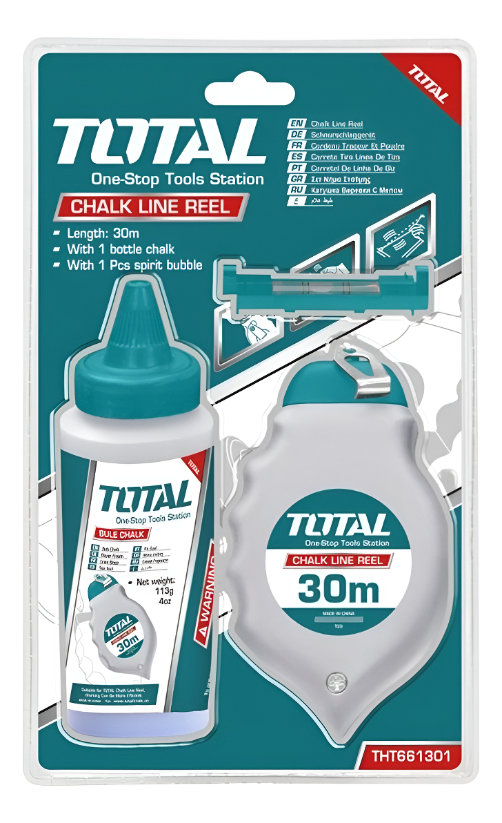 Tiralíneas Total 30m, Chocla - Carretel Línea Tiza Tht661301