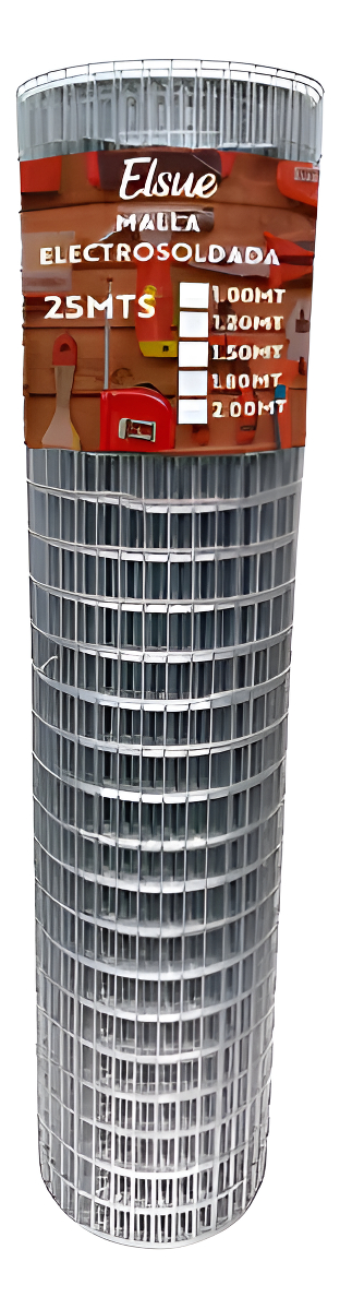 Malla Tejido Electrosoldada Rollo 1 X 25 Mts Mejor Precio