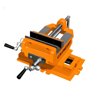 Morsa Cruz Doble Eje Para Taladro 55mm Agujereador Lusqtoff