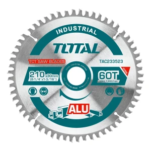 Disco De Corte Para Aluminio 210mm 60 Diente Total Tac233523